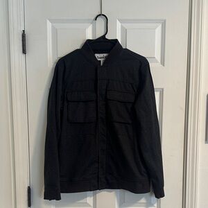 MENS Tunellus Blue Grey Lightweight Bomber Jacket size M